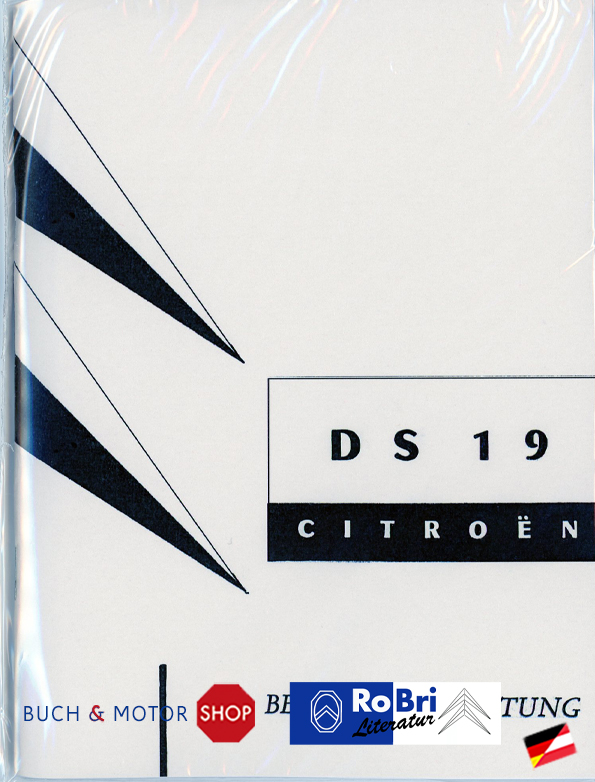 Citroën D Notice d'emploi 1962 DS 19